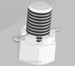 castellated nut